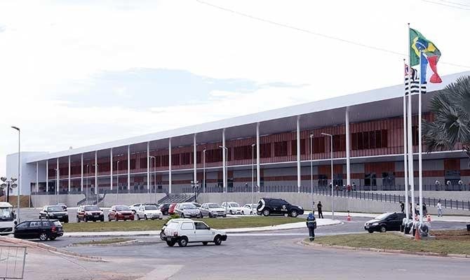 Fachada do São Paulo Expo, pavilhão de exposições onde acontece a Construlev Expo 2026