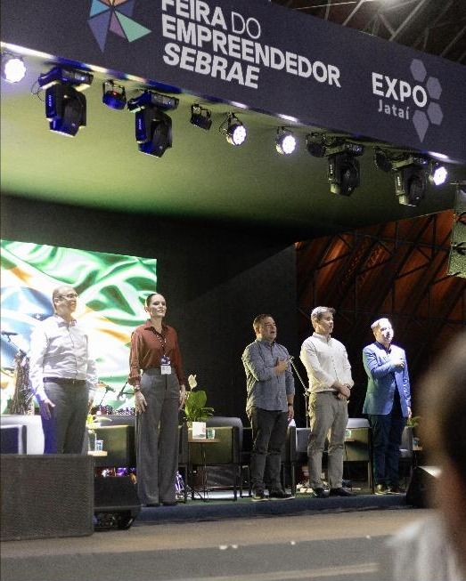 Feira do Empreendedor Sebrae, palco, estrutura e operação na expo jataí